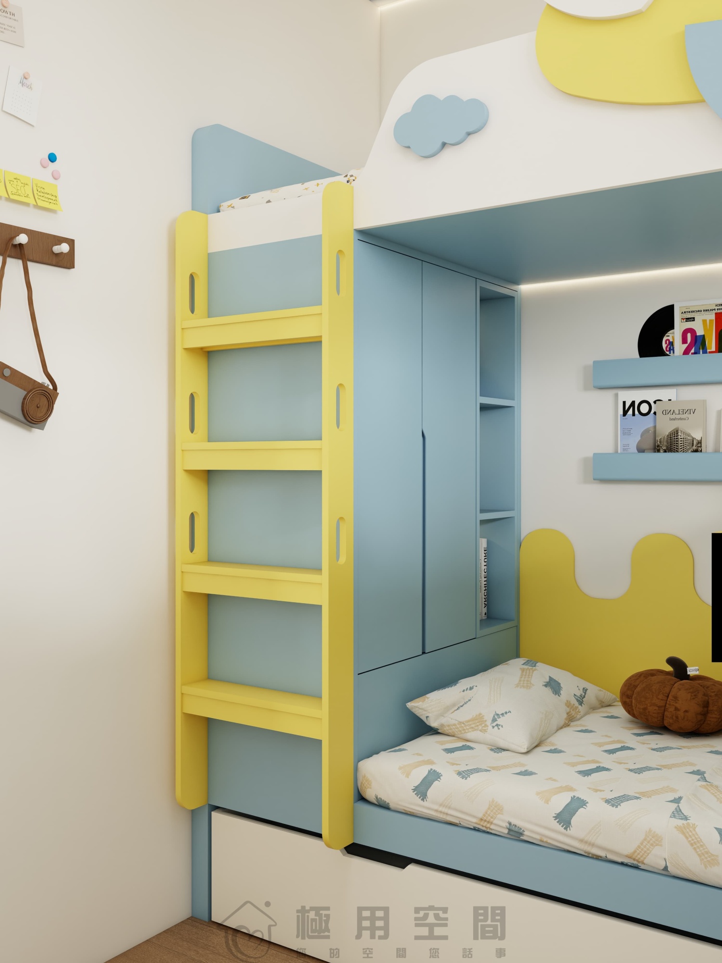 【兒童房27】高低三床兒童房