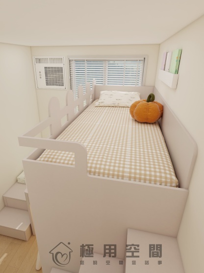 【組合床14】卡其色上下組合床+樓梯櫃+書桌