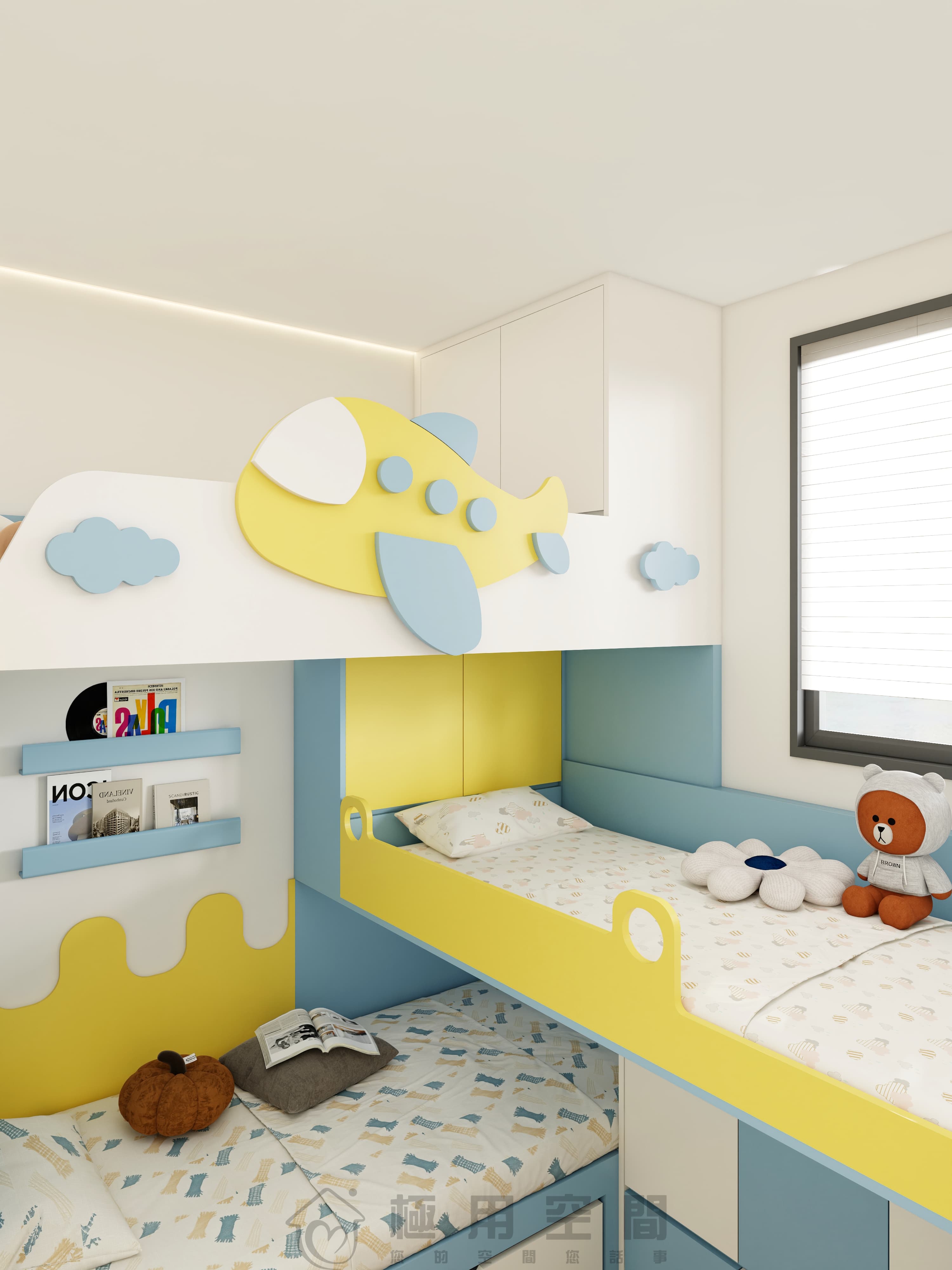 【兒童房27】高低三床兒童房