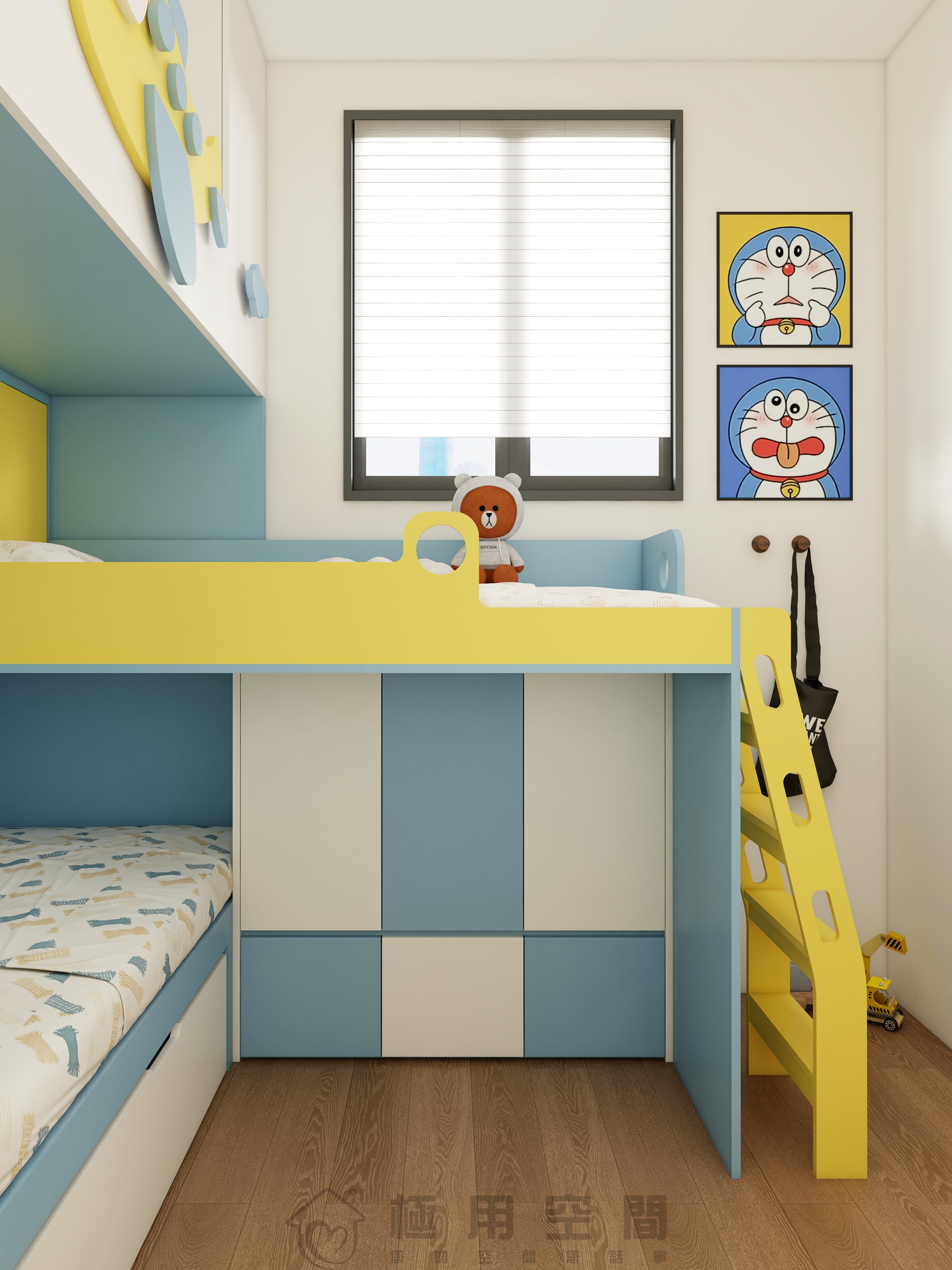 【兒童房27】高低三床兒童房