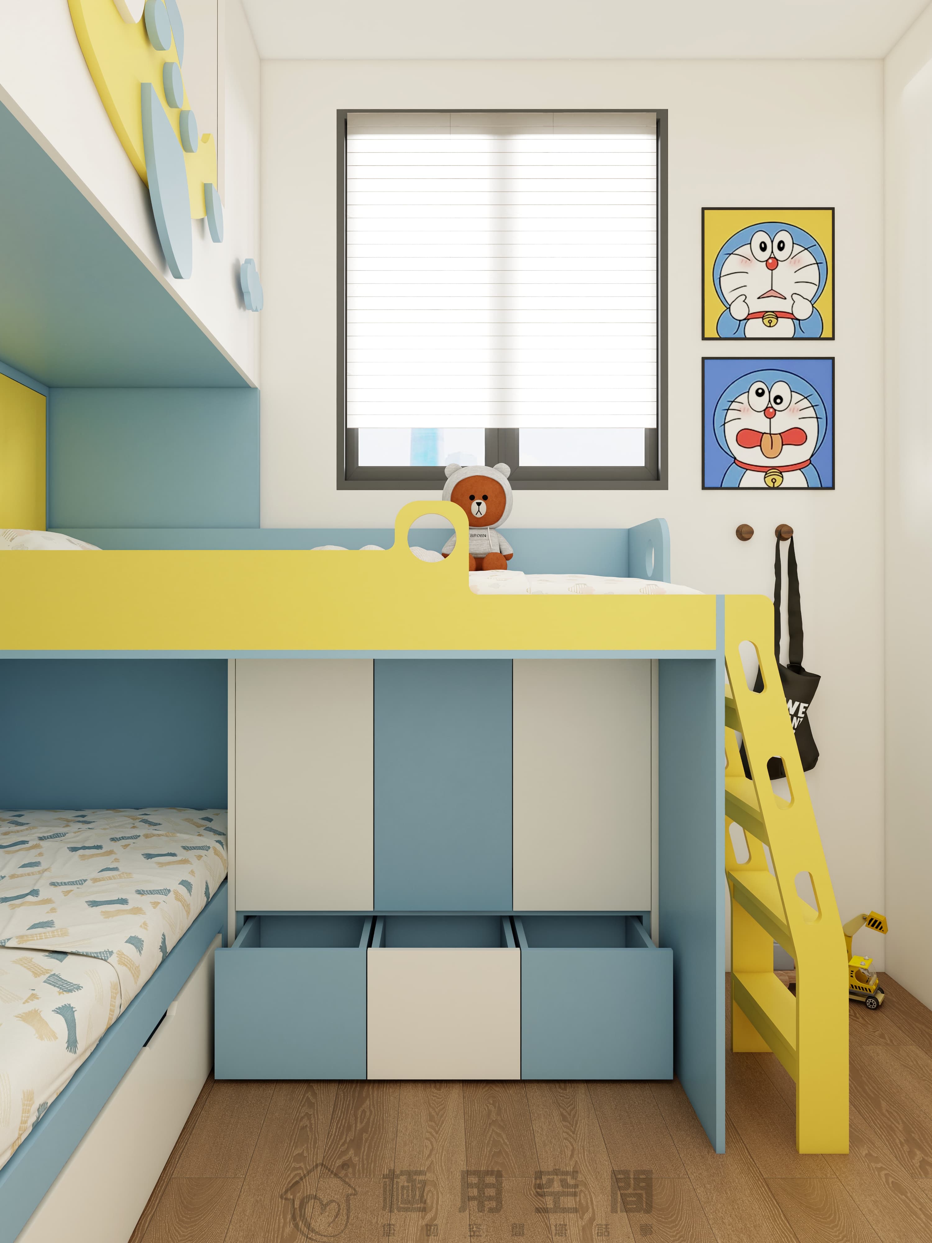 【兒童房27】高低三床兒童房