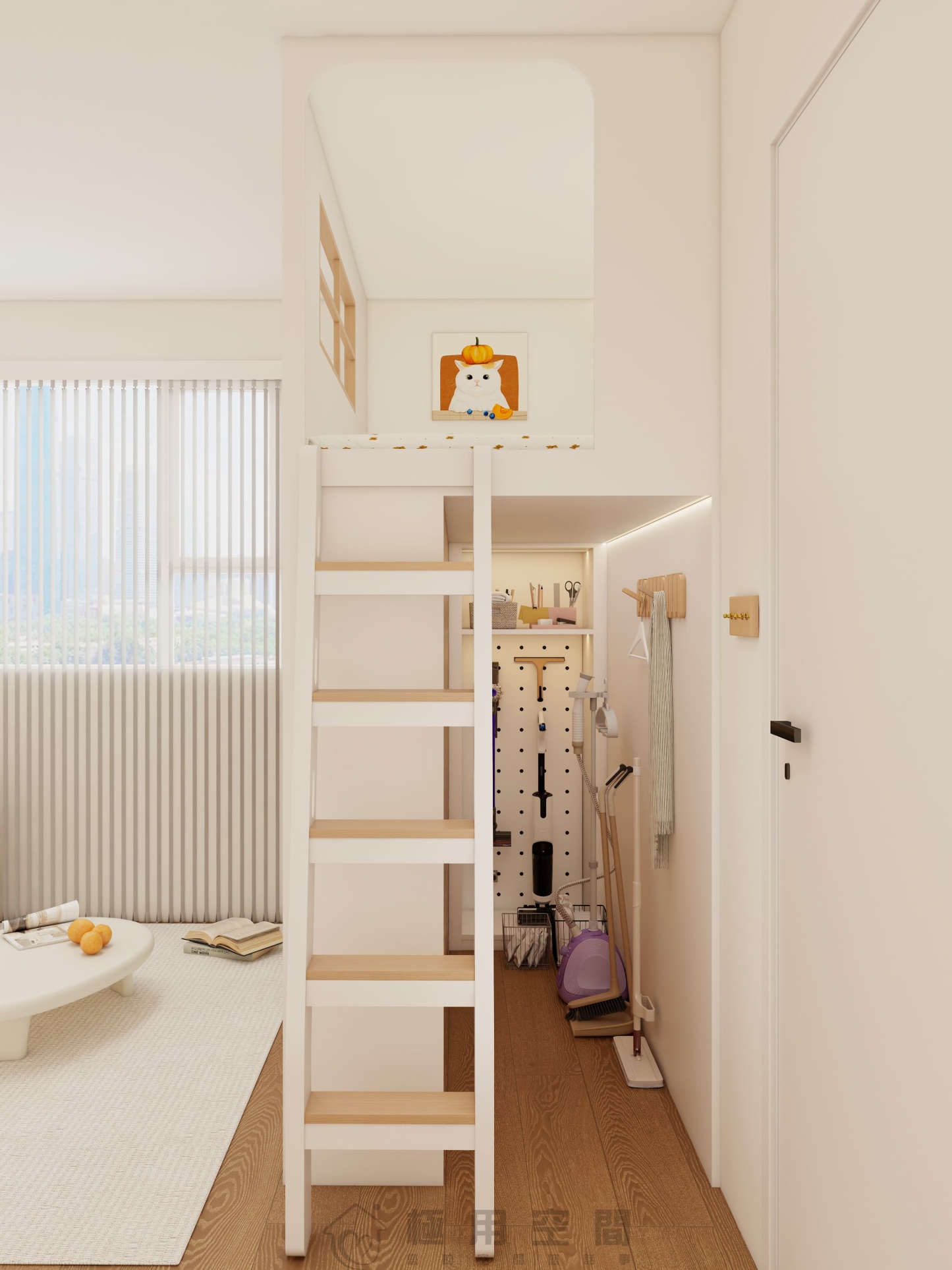 【電視櫃15】電視櫃+工人房組合