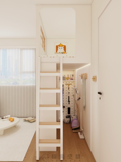 【電視櫃15】電視櫃+工人房組合