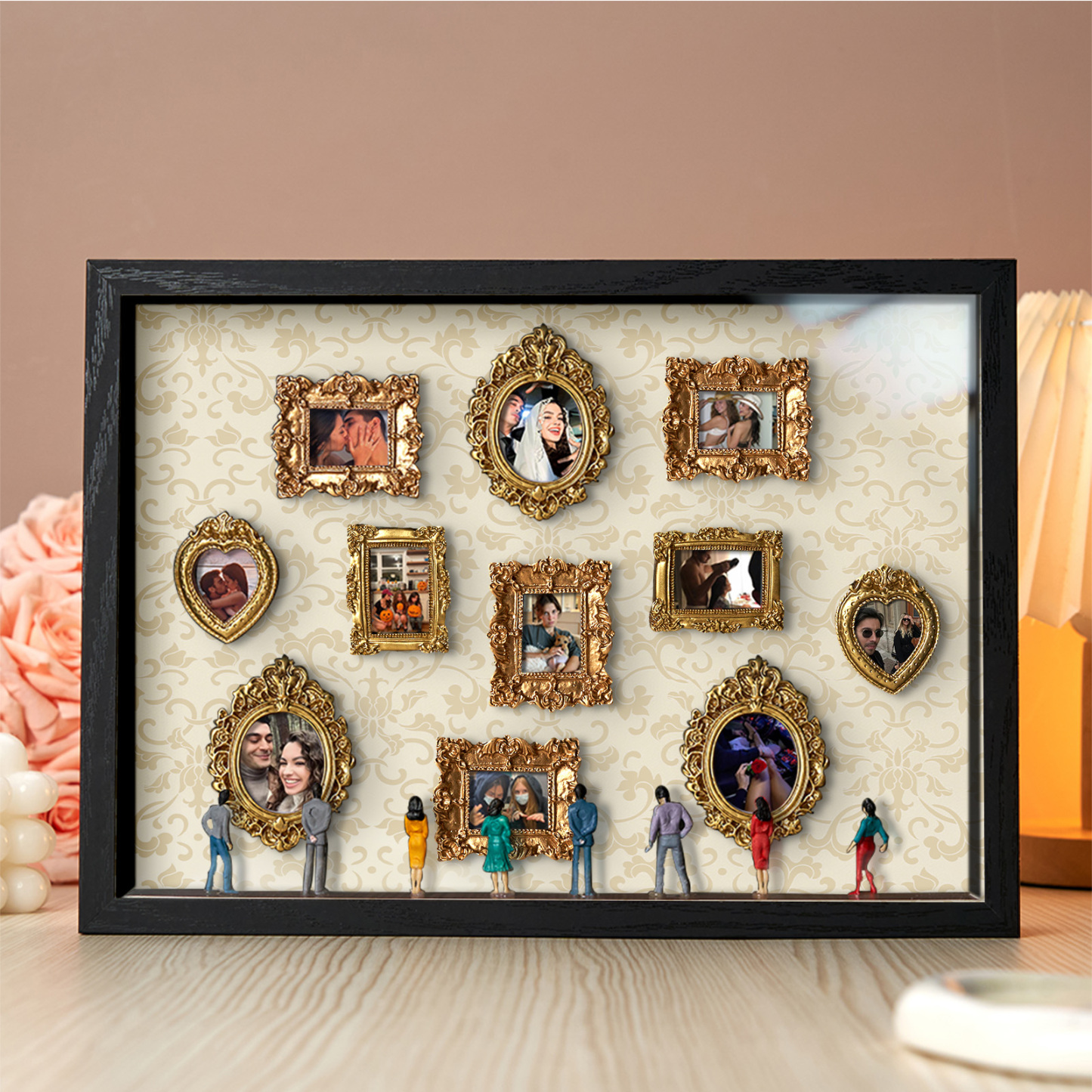 Marco Del Museo De Nosotros, Regalo Personalizado Para Parejas, Lindos Regalos En Miniatura Para Museos, Regalo Significativo, Regalo De Aniversario Para San Valentín. - 