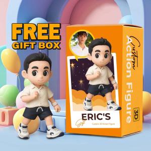 Figura De Acción Personalizada Para El Día Del Padre. Figura Impresa En 3d Personalizada Con Foto De Ia. Regalo Romántico Y Divertido Para Tu Esposo. - 