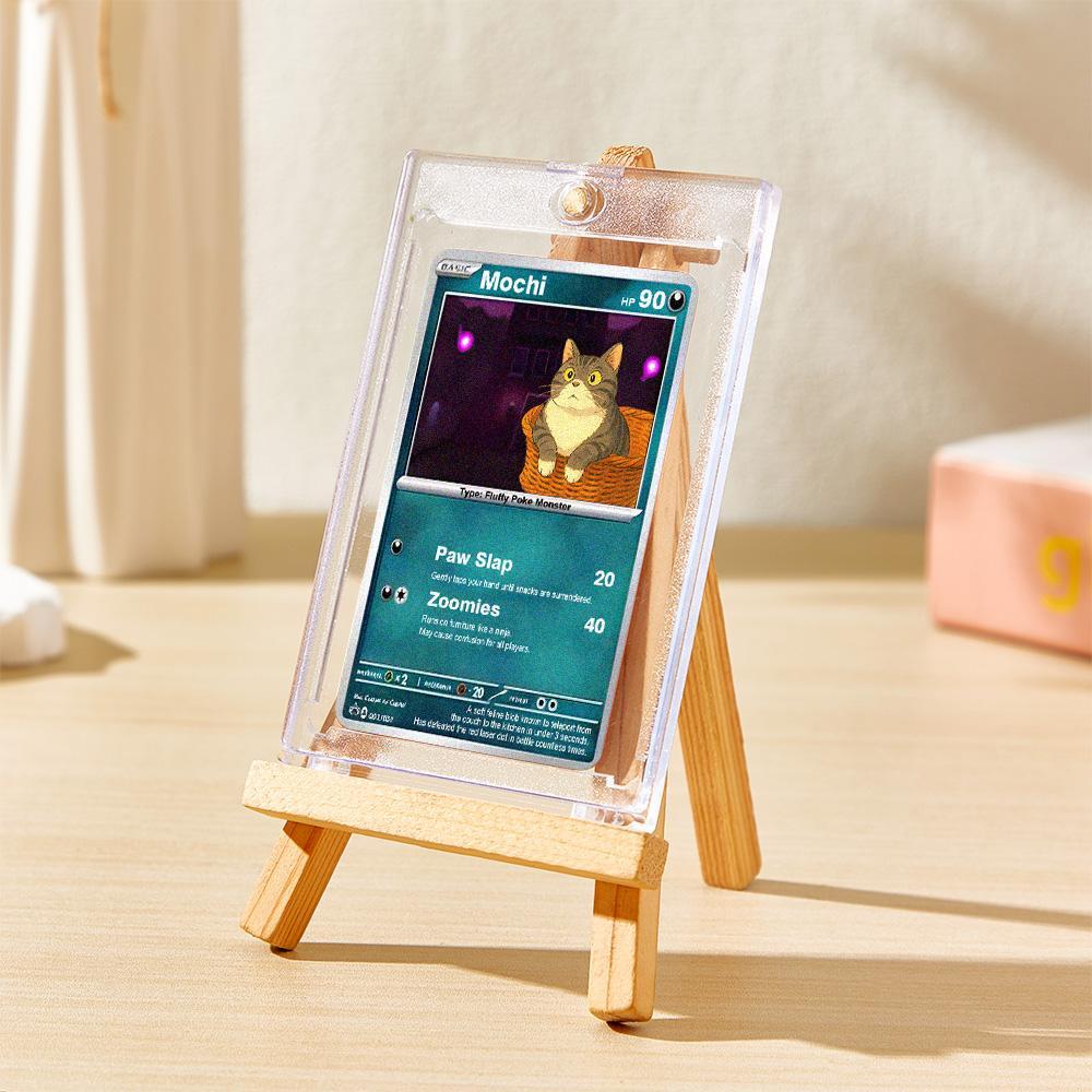 Tarjeta Personalizada De Pokémon Para Papá: Retrato Personalizado Al Estilo Pokémon. Un Regalo Divertido Y Original Para El Día Del Padre. - 