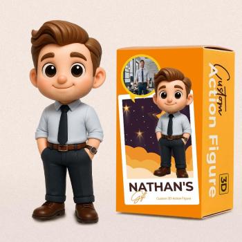 Figura De Juguete Personalizada Figura De Acción 3d Personalizada Convierte Tu Foto En Un Regalo Único Para Tu Jefe - 