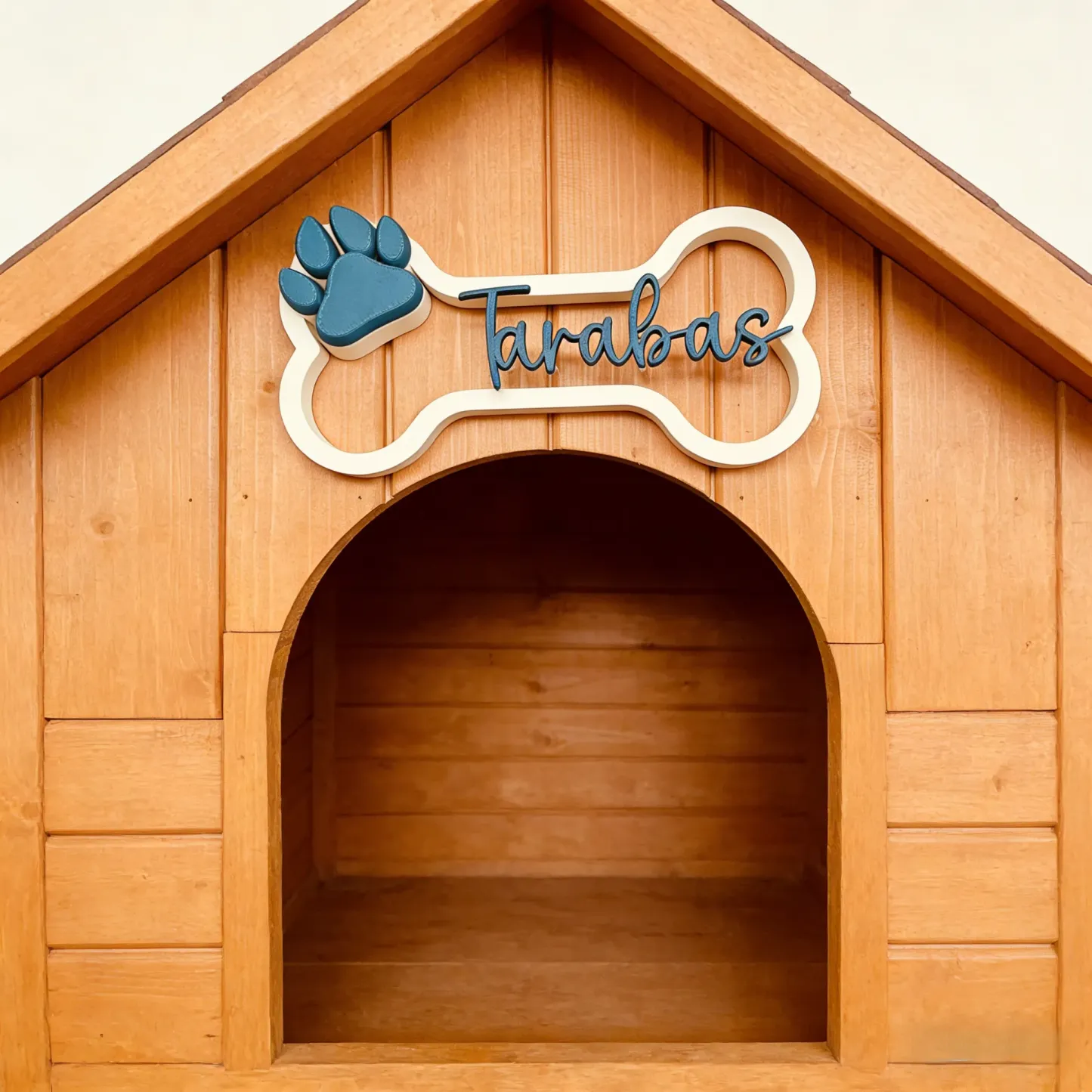 Letrero Personalizado Con Nombre Impreso En 3d Para Mascotas, Placa Con Nombre 3d Personalizada Para Jaulas Y Perreras, Letrero Con Nombre Para Perros Y Gatos Para Casa De Mascotas. - 