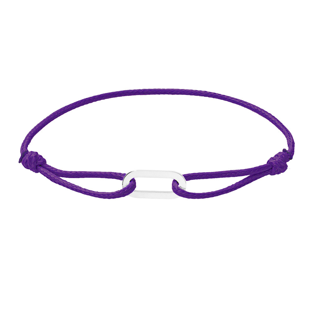 Pulsera De Eslabones De Acero Inoxidable Personalizada Para Hombre. Pulsera De Eslabones Grabada Personalizada Con Cordón Ajustable. Regalo De San Valentín Para Él. - 