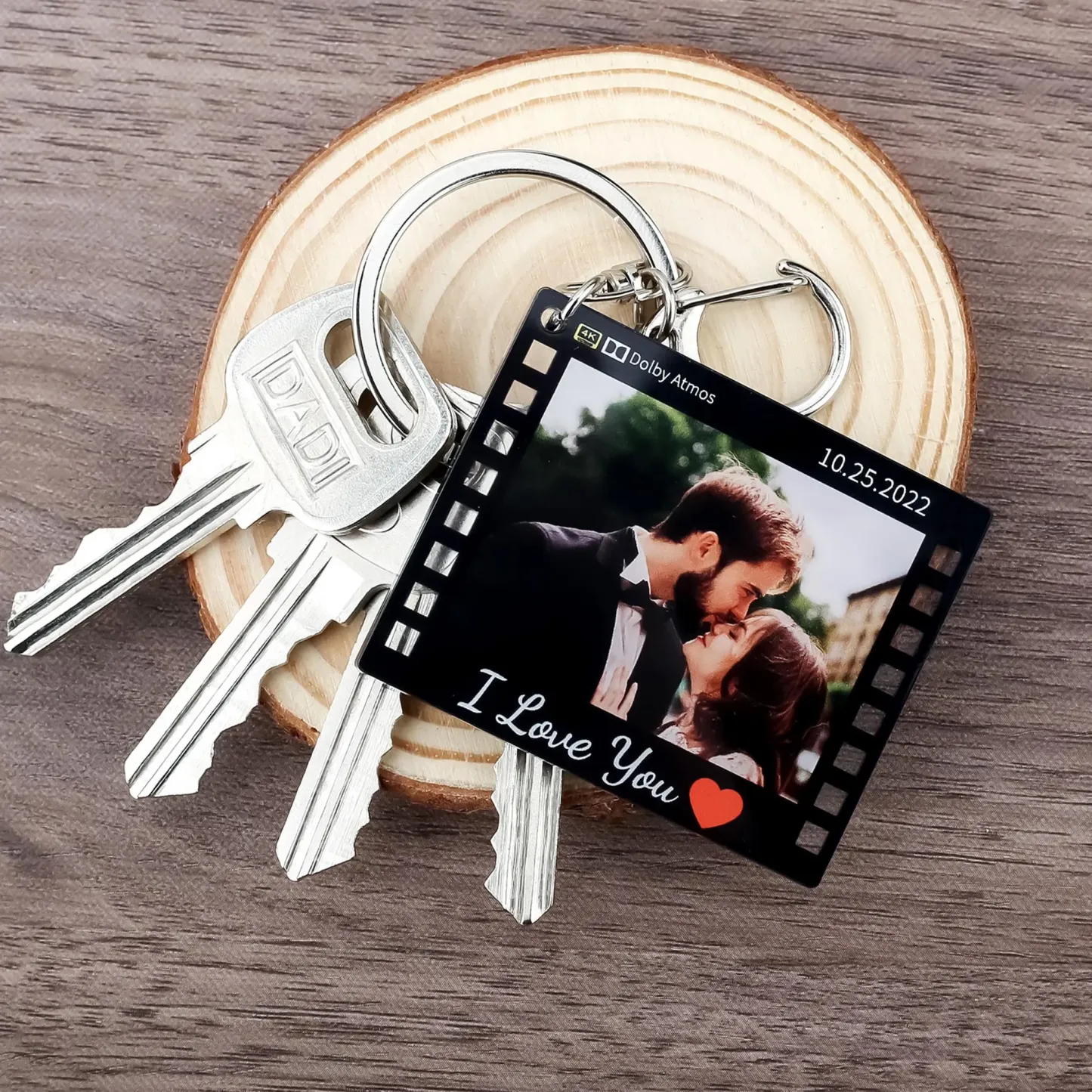 Llavero Con Foto Personalizada, Llavero Con Marco De Película, Tira De Película, Regalo De San Valentín - 