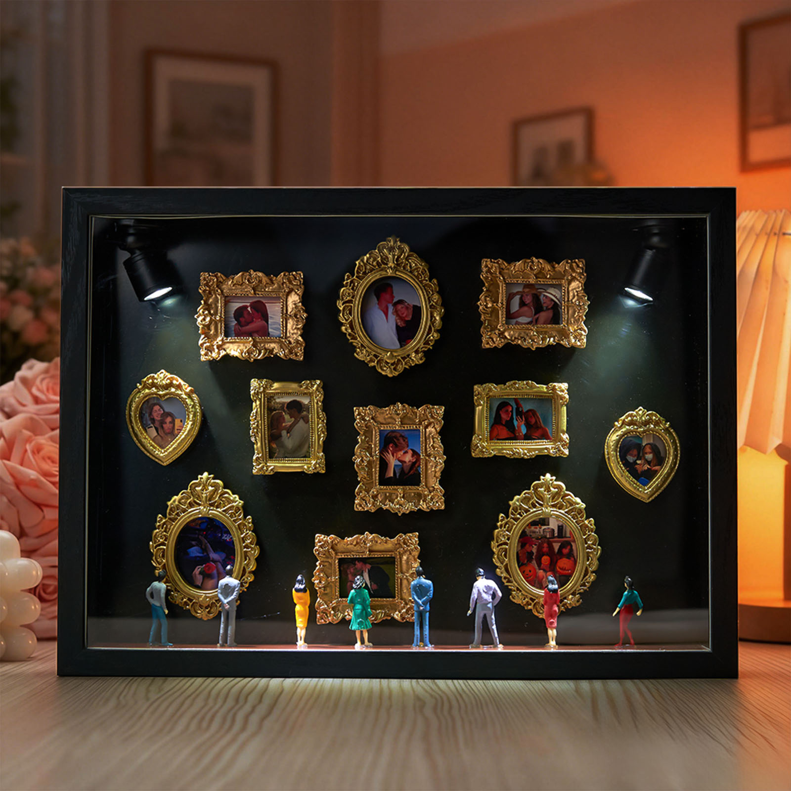 Marco Del Museo De Nosotros, Regalo Personalizado Para Parejas, Lindos Regalos En Miniatura Para Museos, Regalo Significativo, Regalo De Aniversario Para San Valentín.