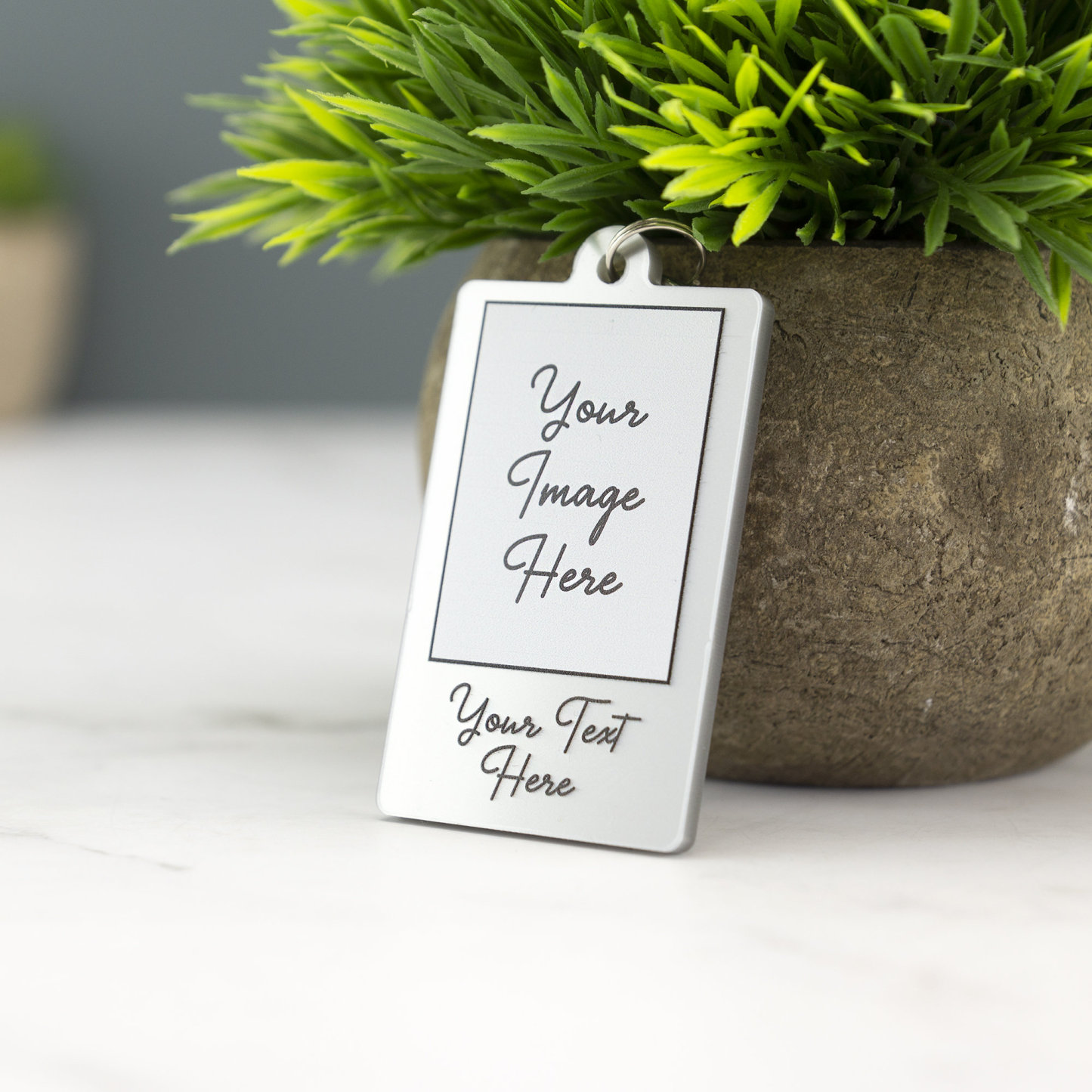 Llavero Personalizado Con Foto Y Mensaje. Llavero Personalizado Con Foto A Doble Cara. Regalo Para Él O Ella. - 