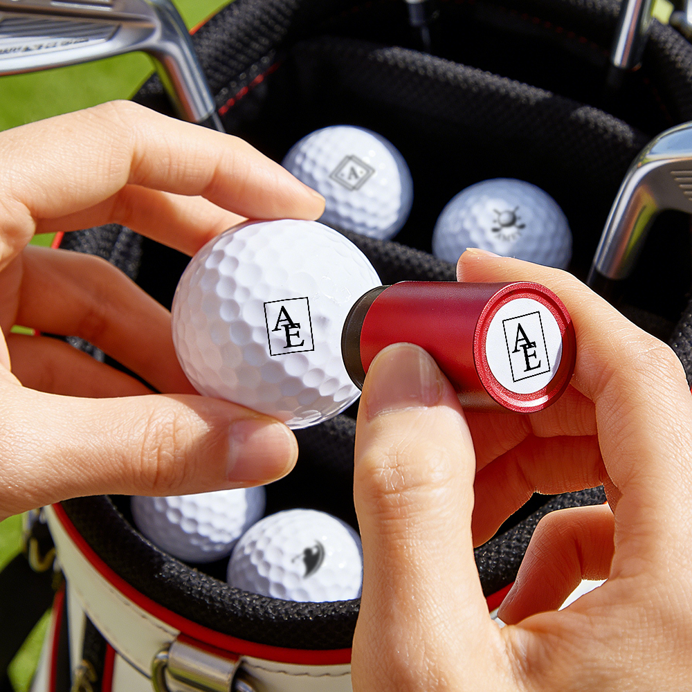 Sello De Pelota De Golf Personalizado, Sello De Pelota Personalizado, Sello De Pelota De Golf Con Monograma, Sello De Acero Inoxidable Personalizado, Sello De Bola De Tinta, Regalo Para Papá Y Esposo