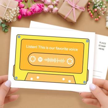 Tarjetas De Música Con Código Spotify Escaneables Personalizadas Cinta Magnética Multicolor Para El Día De La Madre