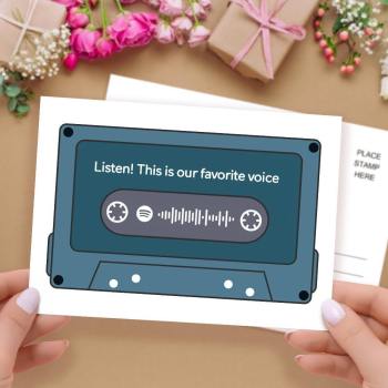 Tarjetas De Música Con Código Spotify Escaneables Personalizadas Cinta Magnética Regalos Para El Día De La Madre