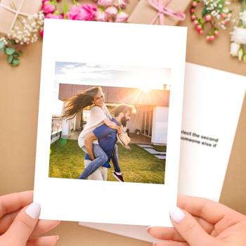 Tarjetas De Música Con Código Música Personalizadas Con Tu Foto Y Una Bendición Para La Pareja