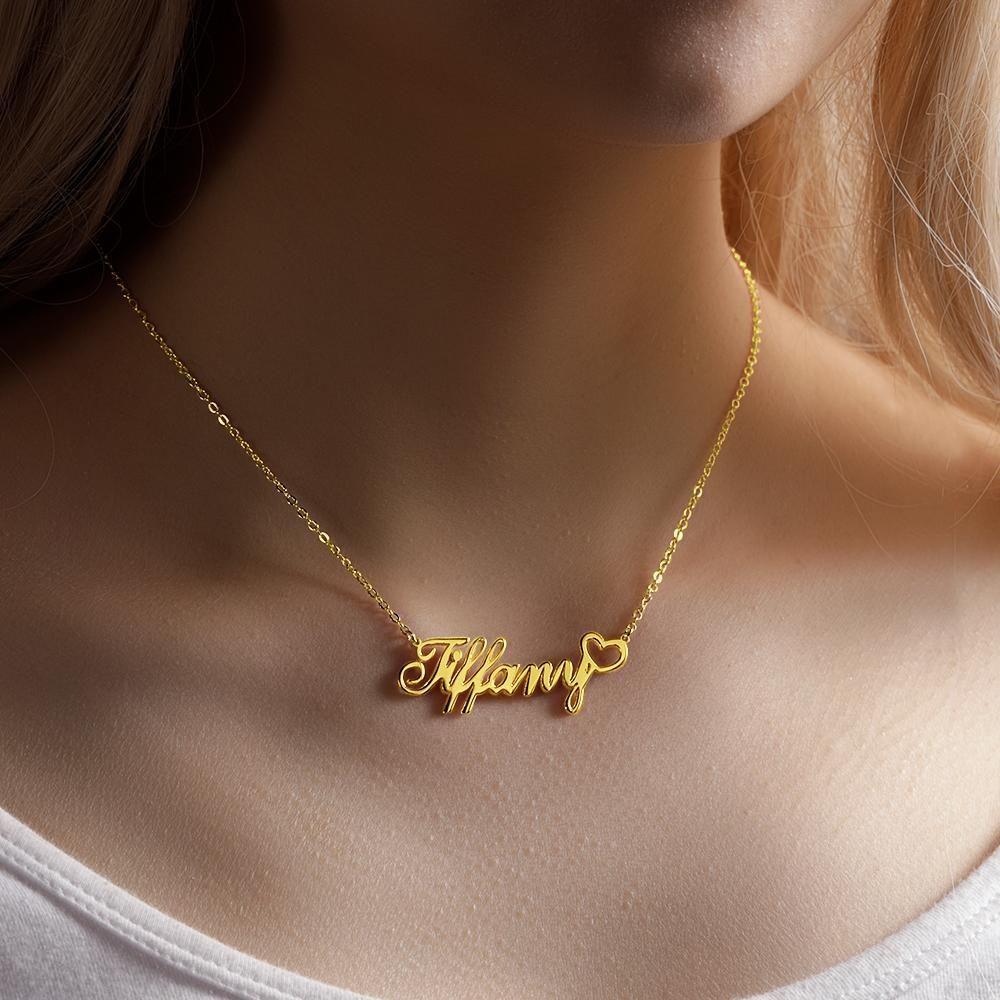 Collar Dorado Con Nombre Estilo 'carrie' Regalos Para Ella - TuNombrecollar