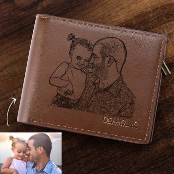 Oferta Especial Cartera Con Foto Grabada Personalizada