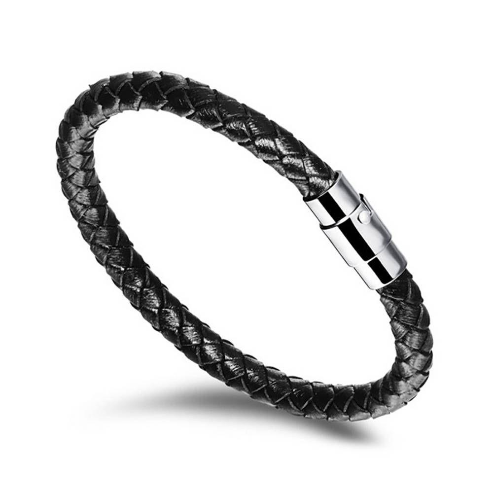 Pulsera De Cuero Para Hombre En Cuero