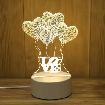 Luz De Noche Globo De Amor Luces Para Ni?Os