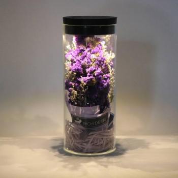 Lámpara De Noche, Lámpara Led De Botella Con Luz Táctil - Color Púrpura