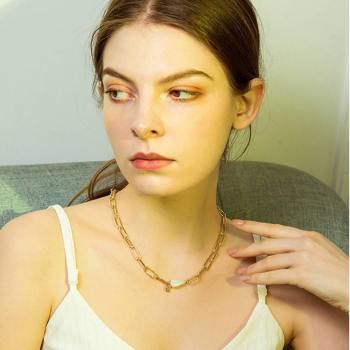 Collar Chic Collar Clavícula Estilo Clásico Dorado