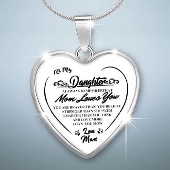 Collar De Corazón Un Regalo Único Y Pensado Para Hija - Plata