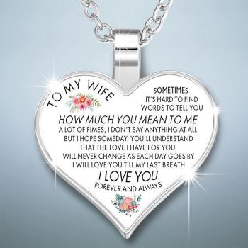 Collar De Corazón Un Regalo Único Y Pensado Para Amantes - Plata