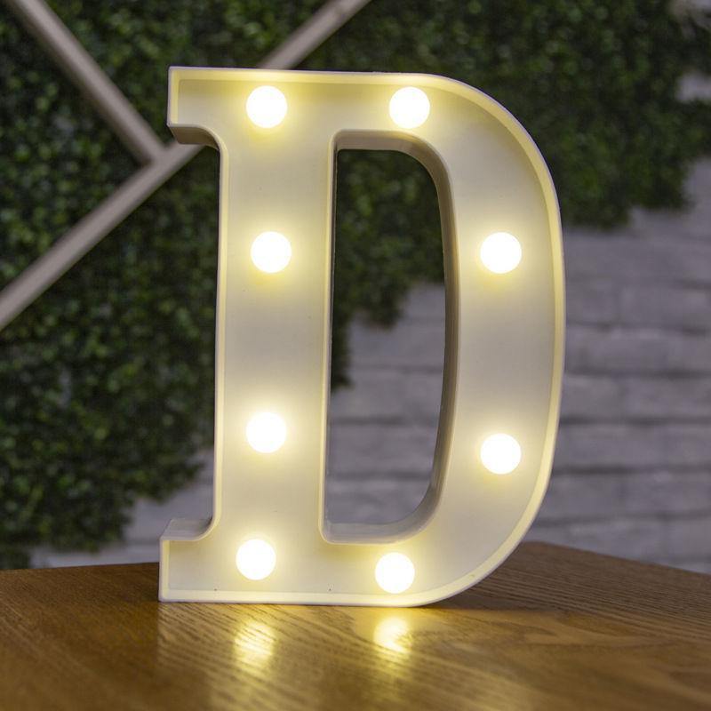 Letras Luminosas Nombre Regalo "D"