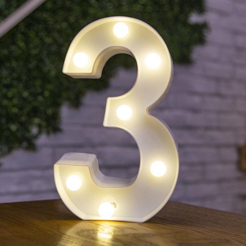 Letras Luminosas Nombre Light Gift "3"