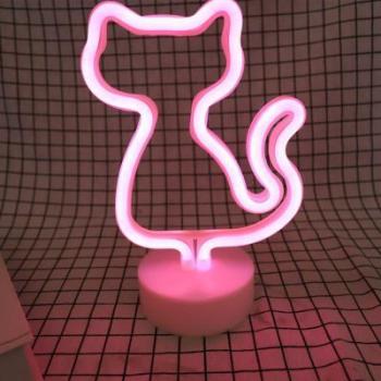 Luz Nocturna Para El Hogar Con Forma De Gato