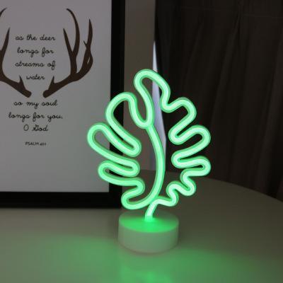 Luz Nocturna Para El Hogar Forma De Neón - Árbol Verde