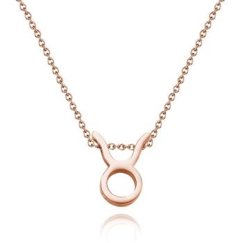 Collar De Las Doce Constelaciones-Tauro-Anti-Oxidación Acero Inoxidable