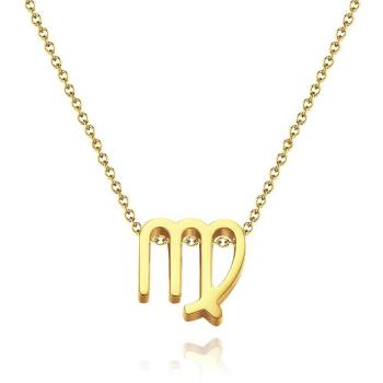 Collar De Las Doce Constelaciones-Virgo-Anti-Oxidación Acero Inoxidable