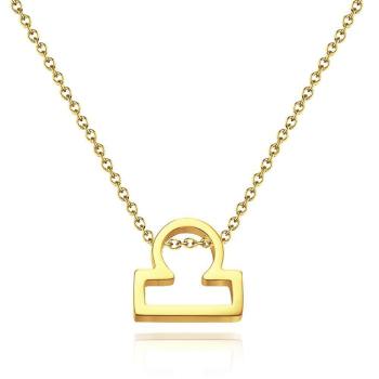 Collar De Las Doce Constelaciones-Libra-Anti-Oxidación Acero Inoxidable