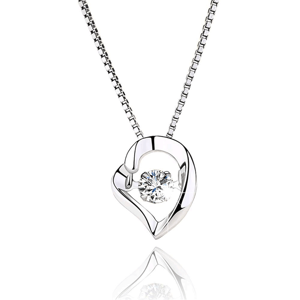 Collar De Piedras Bailarinas De Plata
