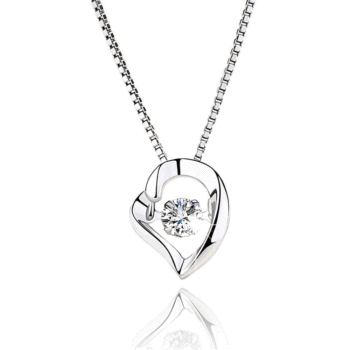 Collar De Piedras Bailarinas De Plata