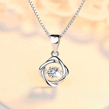 Collar De Piedras Bailarinas Plata