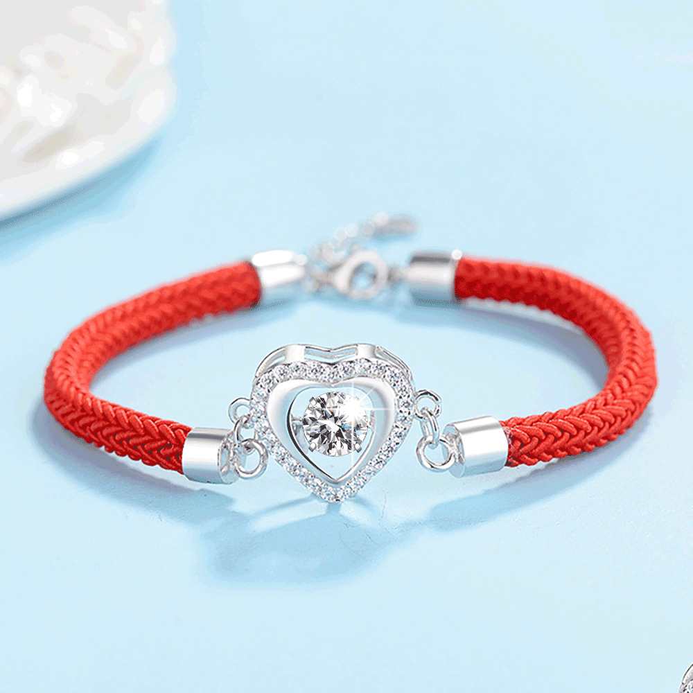 Brazalete Piedra Danzante Plata