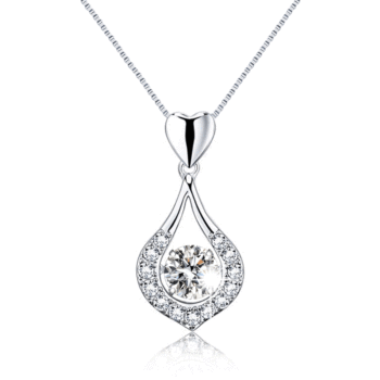 Collar De Piedra Danzante Plata