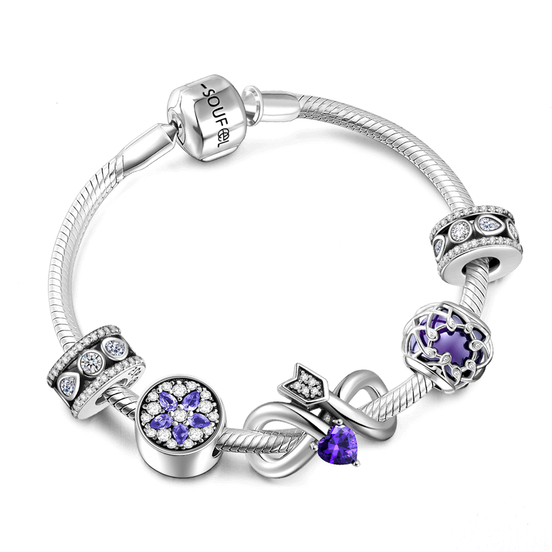 Pulsera Fall In Love Plata De Ley 925