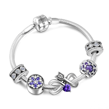 Pulsera Fall In Love Plata De Ley 925