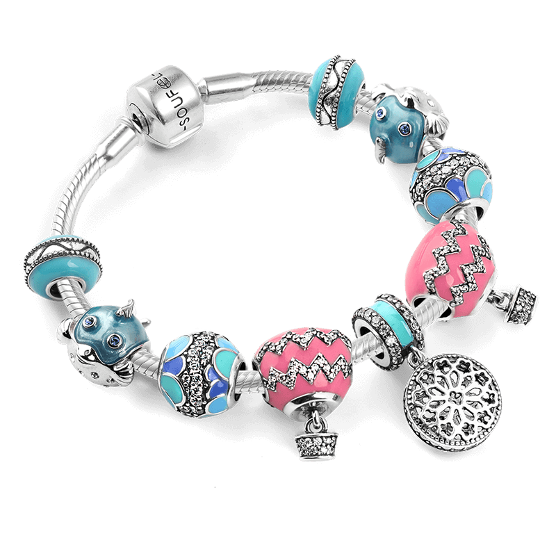 Pulsera Balloon Tour De Plata De Ley 925