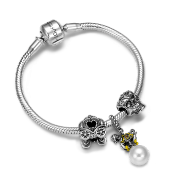 Pulsera Esqueleto Plata De Ley 925