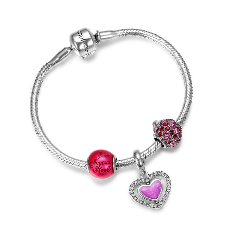 Pulsera Joyeux Noel Plata De Ley 925