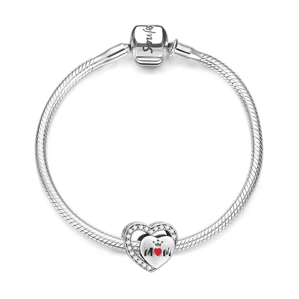 Pulsera Corazón Reina De Mamá