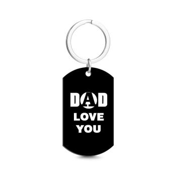 Personalized Engraved Keychain with Birthstone Memorial Gifts for Someone -
