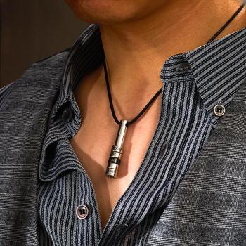 Collares para Hombres Grabado Personalizado Nombre Cuentas de Acero Inoxidable PersonalizadasCollar Colgantes Regalos para la Familia