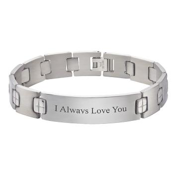 Pulsera Grabada Pulsera Para Hombre Pulsera Con Nombre Personaliza Tu Texto Regalos Para Él
