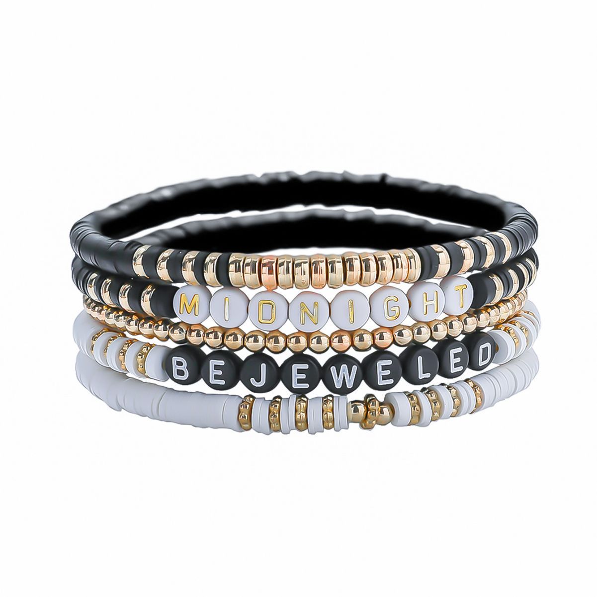Pulsera Con Palabras Elásticas Diy, Abalorio Navideño, Caja Ciega Sorpresa, Pulsera Con Calendario De 24 Cuentas Atrás, Caja De Regalo Para Niños - TuNombrecollar